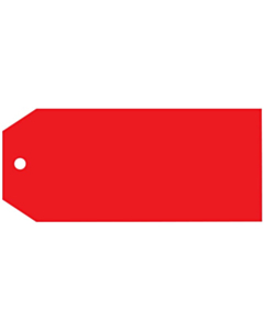 Blank Red Tags 110x55mm