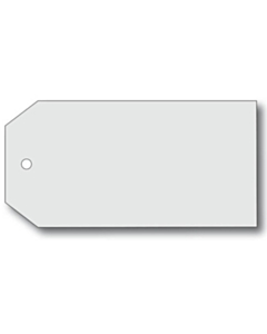 Blank Grey Tags 110x55mm