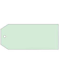 Blank Green Tags 110x55mm
