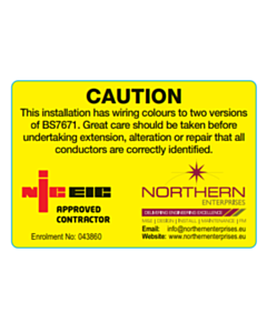 Northern Enterprises Periodic Inspection Labels