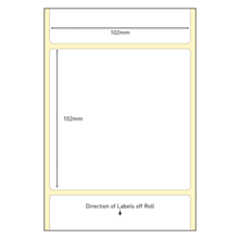 102x102mm Direct Thermal Paper Labels Permanent