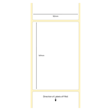 102x149mm Direct Thermal Paper Labels Permanent