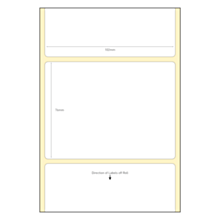 102x76mm Compostable Direct Thermal Labels