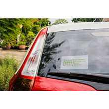 Biodegradable and Compostable 150x80mm Window Stickers