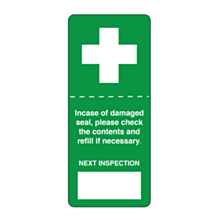 First Aid Box Security Seal Labels