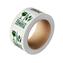Eco-Friendly Fragile Handle With Care Labels 75x100mm