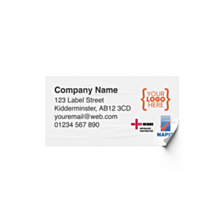 Personalised Electrical Contact Details Labels 63x33mm