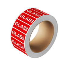 Glass Labels 50x25mm