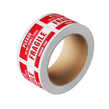 Fragile Do Not Double Stack Labels 150x100mm