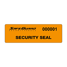 SafeGuard No Residue Seal Labels 125x35mm