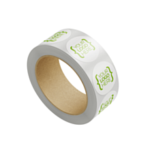 Custom 100mm Diameter Wash-Off Stickers