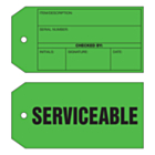 2 Sided Serviceable Tag (134x67mm)