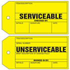 Serviceable / Unserviceable Repair Tag 134x67mm
