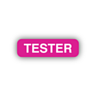 Tester Stickers 35x10mm