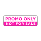 Promo Not For Sale Stickers 50x15mm