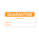 Quarantine Label 40x20mm