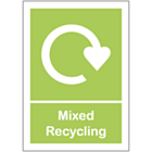 Mixed Recycling Sticker 148x210mm