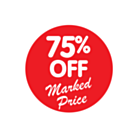 75% Off Marked Price Stickers