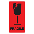 Fragile Labels 75x150mm