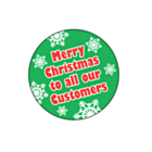 Merry Christmas Stickers 38mm