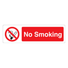 No Smoking Stickers 150x43mm