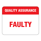 Quality Assurance Faulty Labels 43x33mm