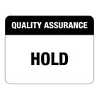Quality Assurance Hold Labels 43x33mm
