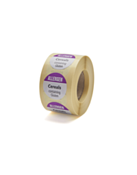 Allergen Cereals Labels 25mm Permanent