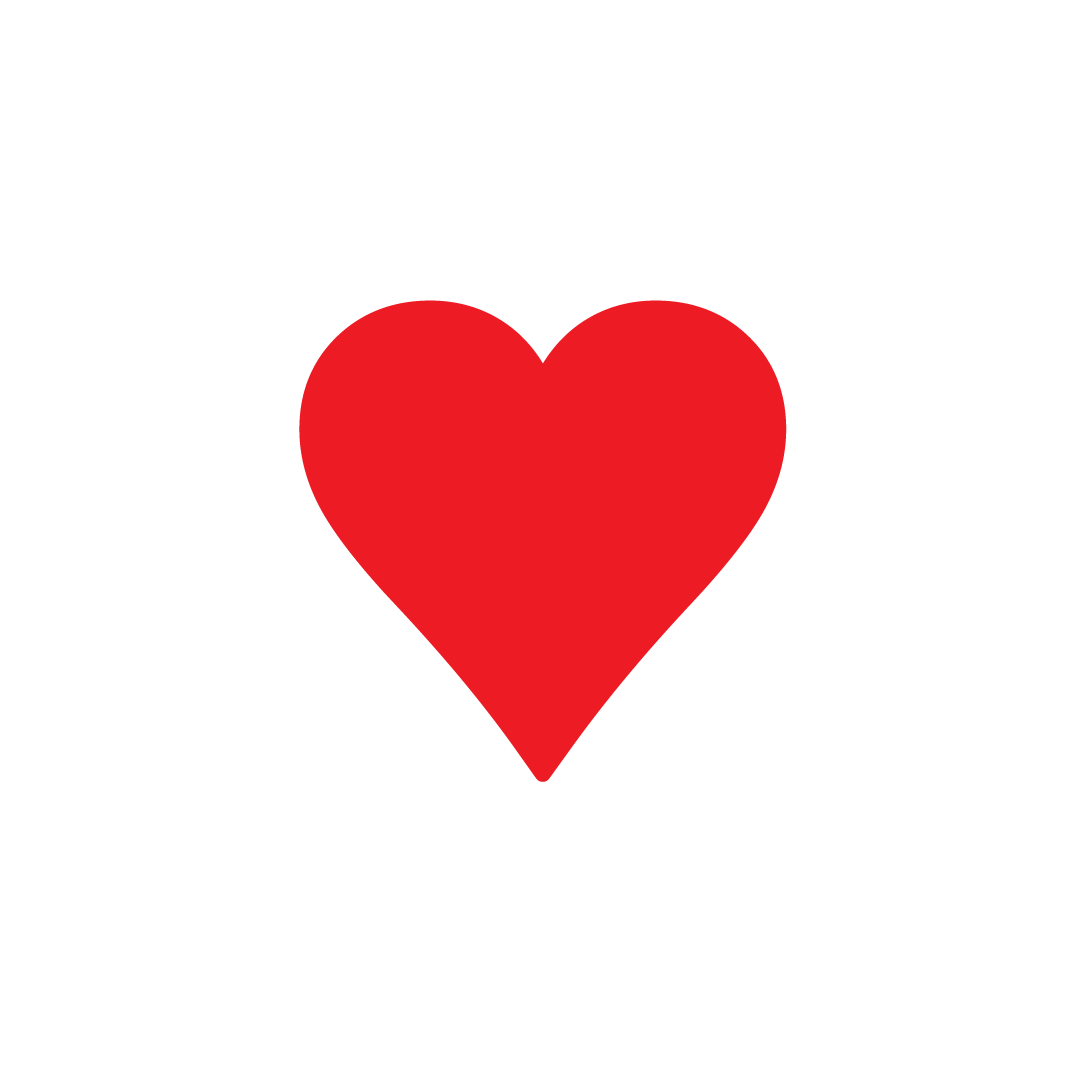 Heart decal discount